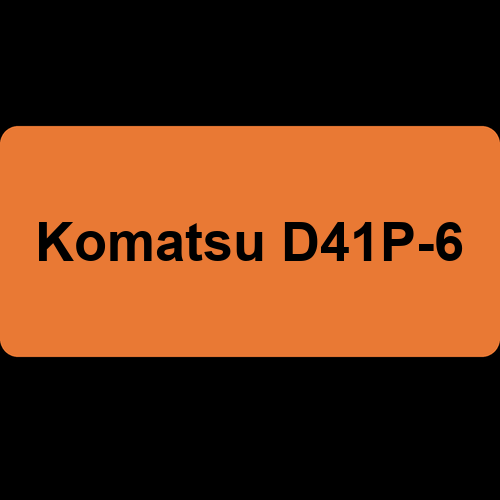 Komatsu D41P-6
